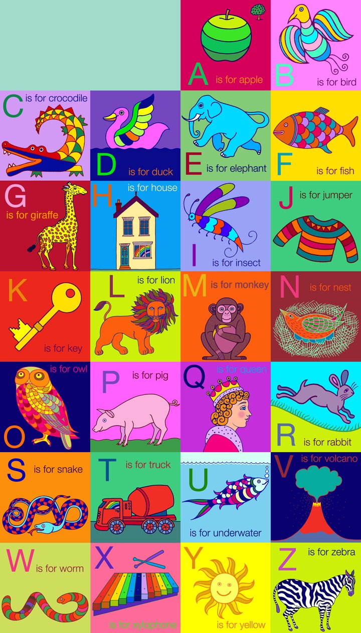 Alphabet für Kinder von Jane Tattersfield