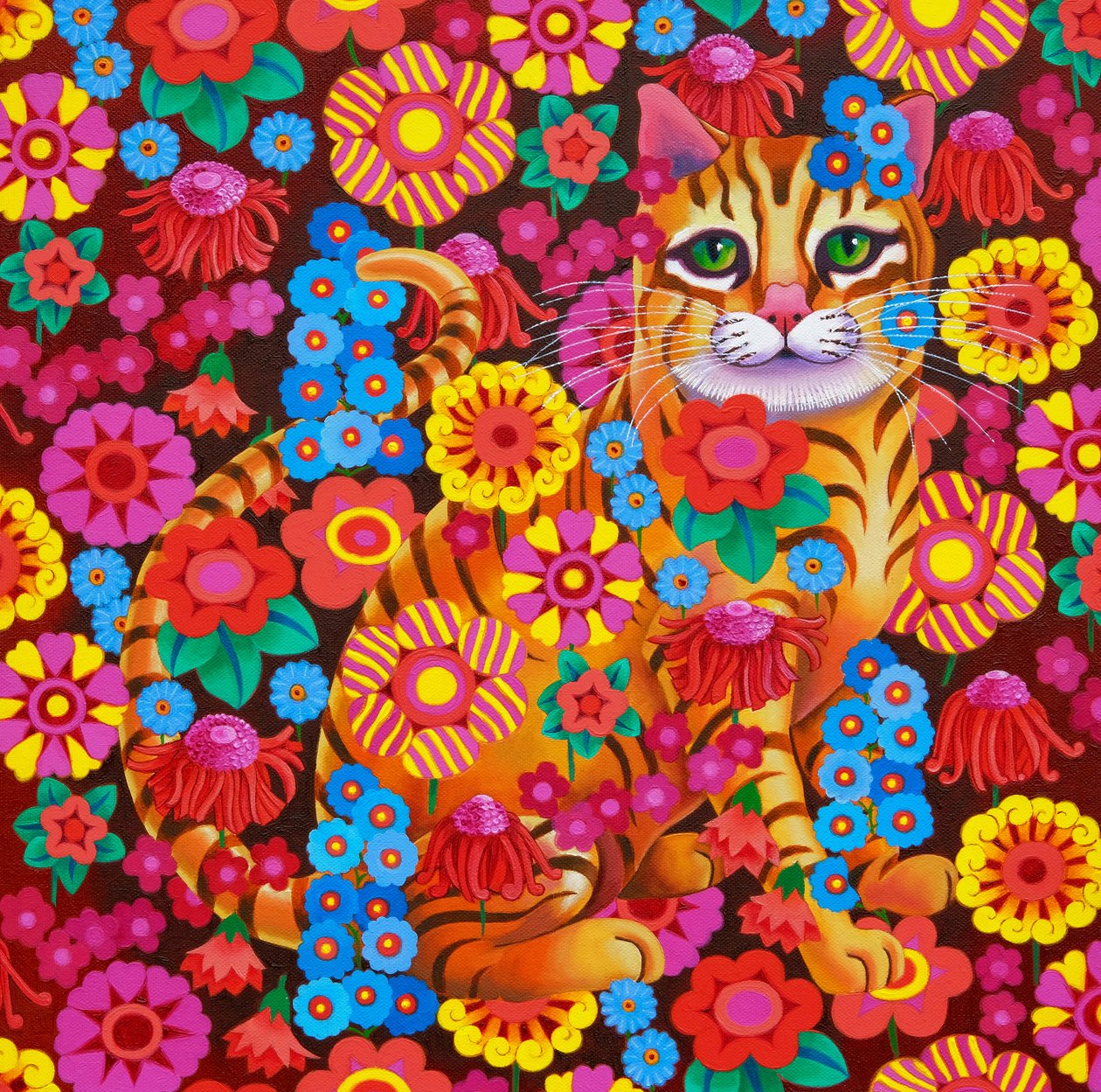 Katze, 2022 von Jane Tattersfield