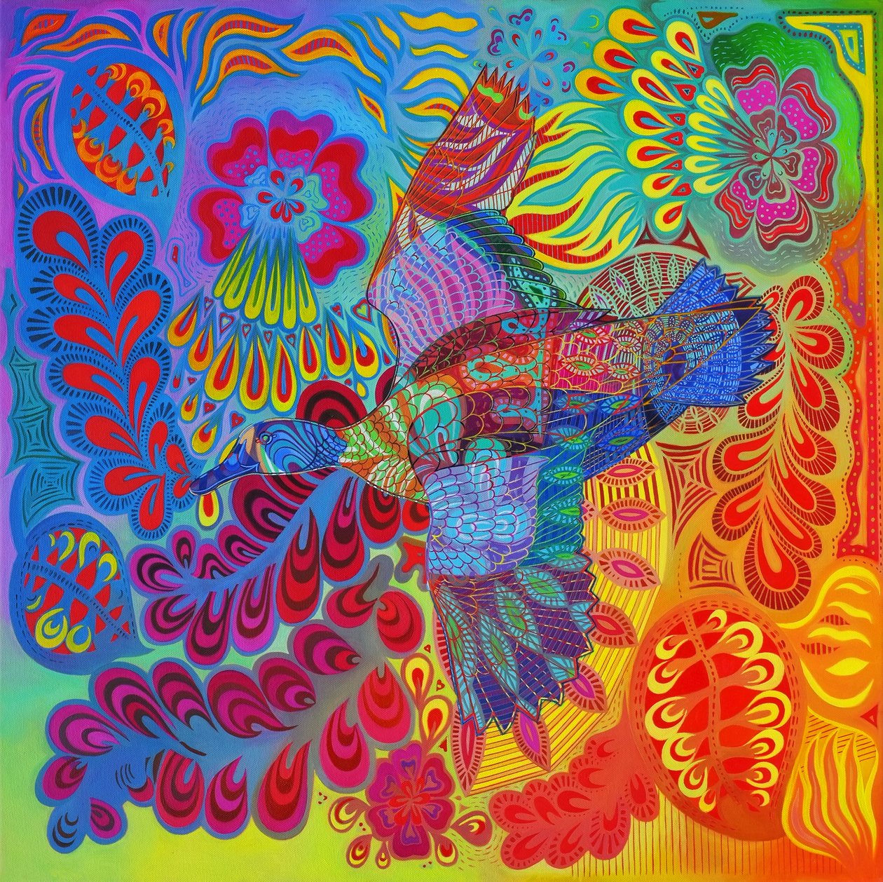 Fliegende Ente, 2013 von Jane Tattersfield