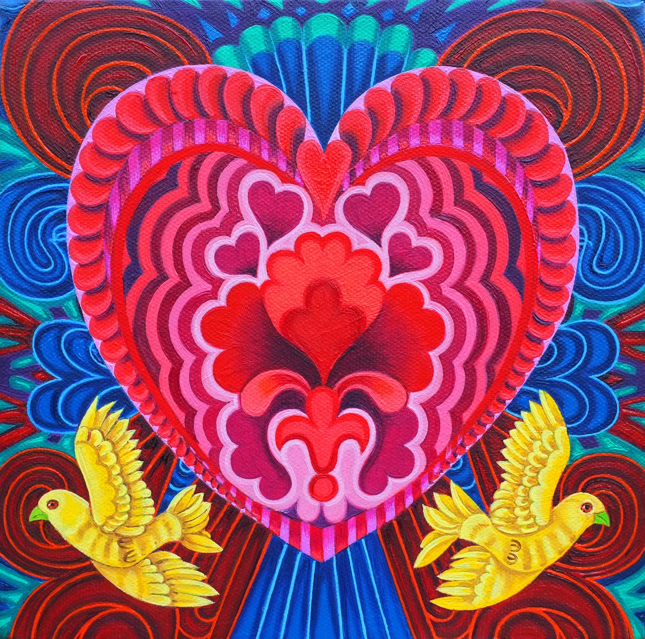 Herz und Vögel von Jane Tattersfield