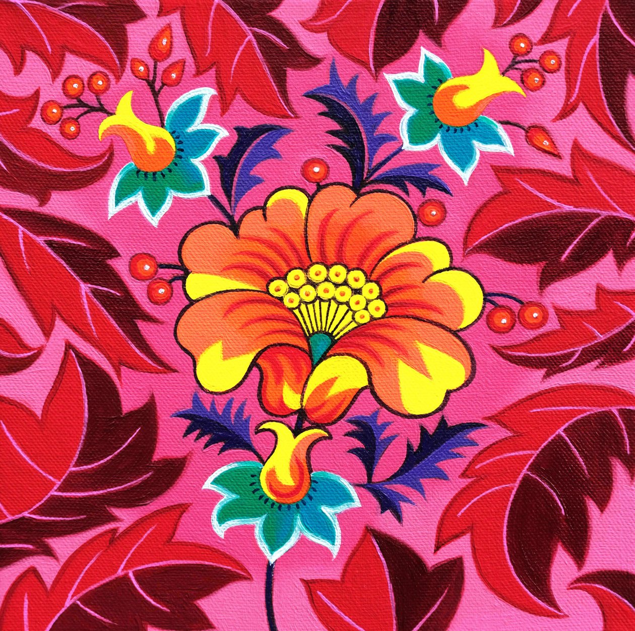 Hibiskus von Jane Tattersfield