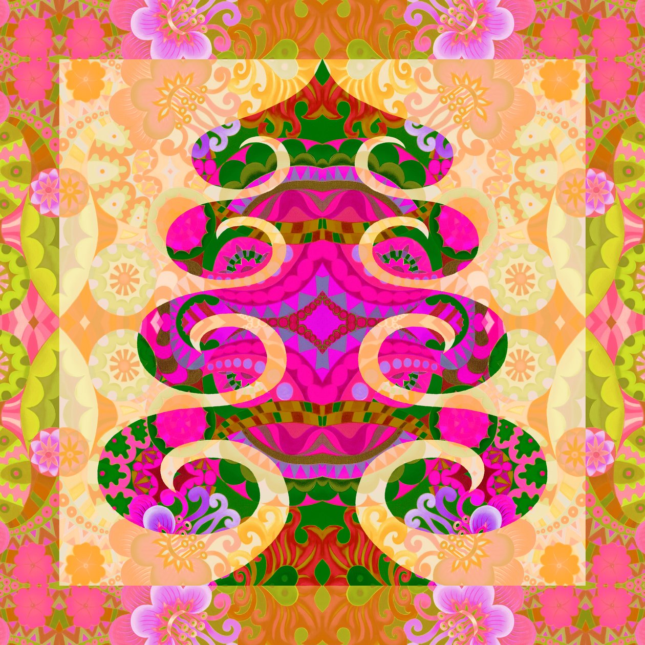 Baum in Pink von Jane Tattersfield