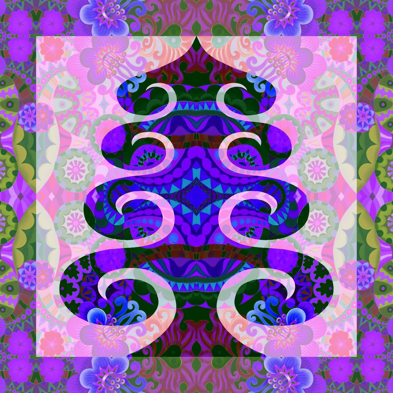Baum in Lila von Jane Tattersfield