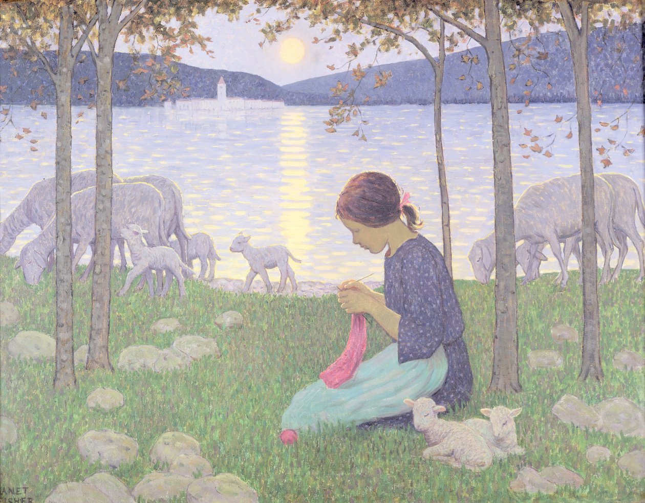 Die kleine Schäferin von Janet Fisher