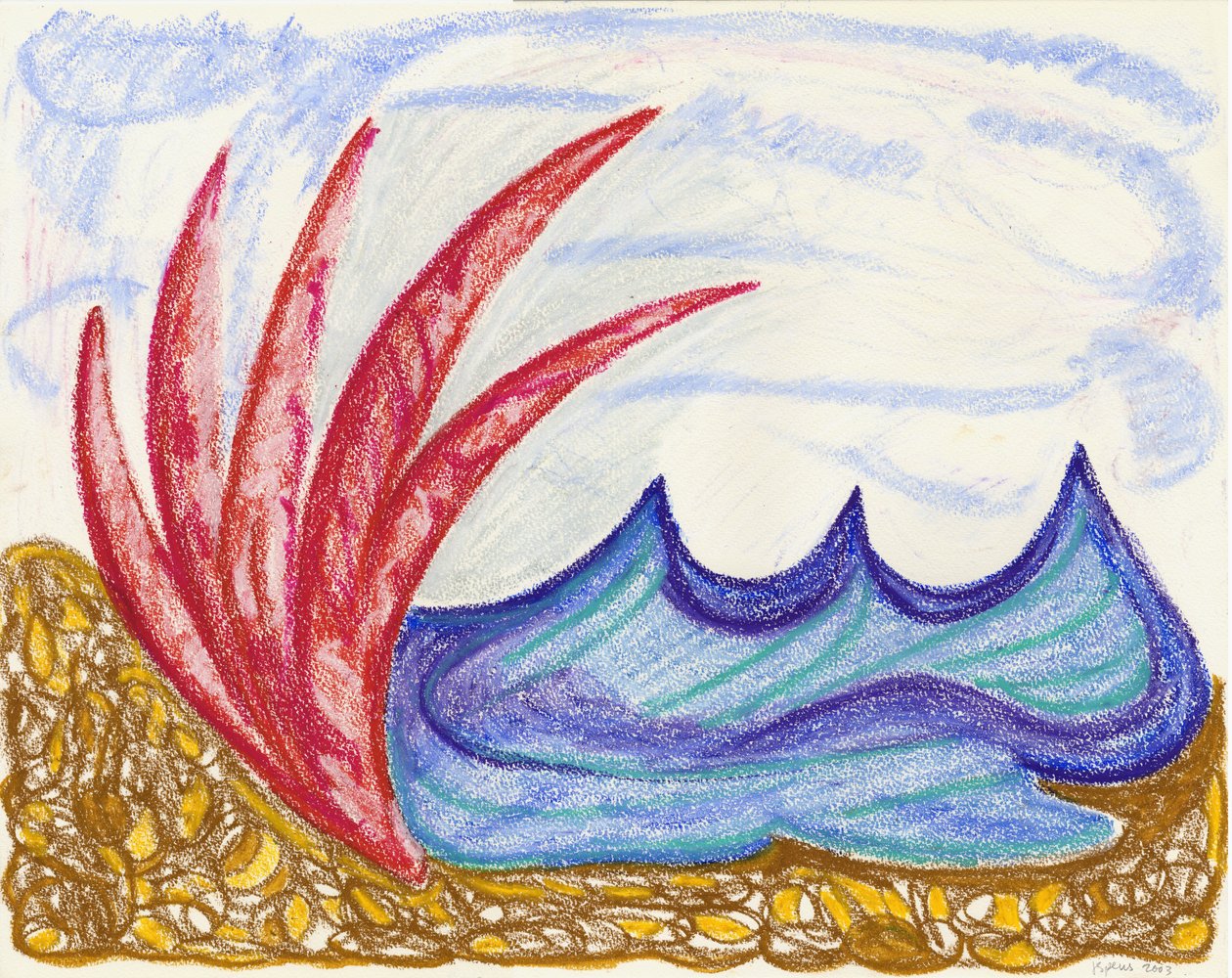 Wormiston-Meerblick, 2003 von Janet McKenzie