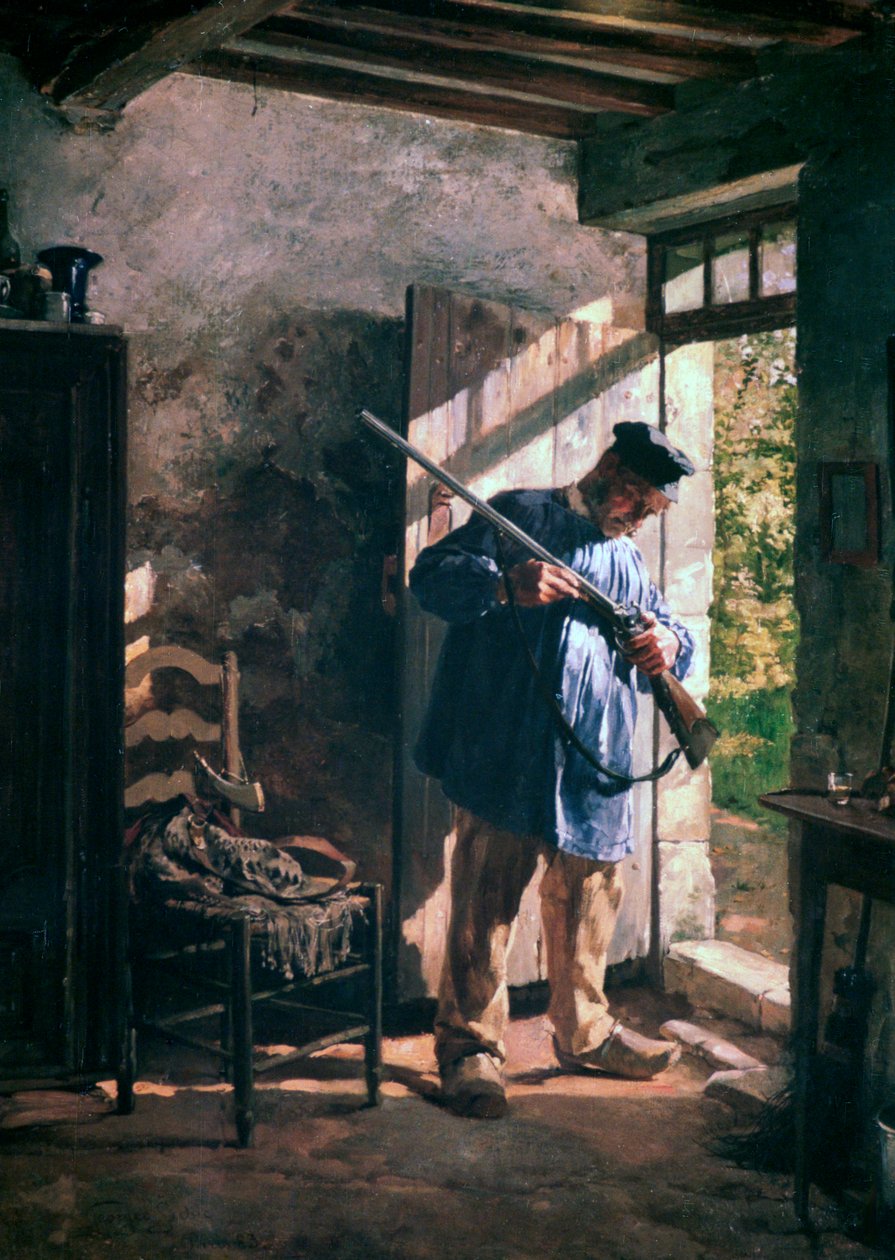 Vor der Jagd, 1883 von Janez Šubic