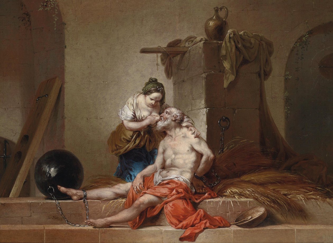 Caritas Romana von Januarius Zick
