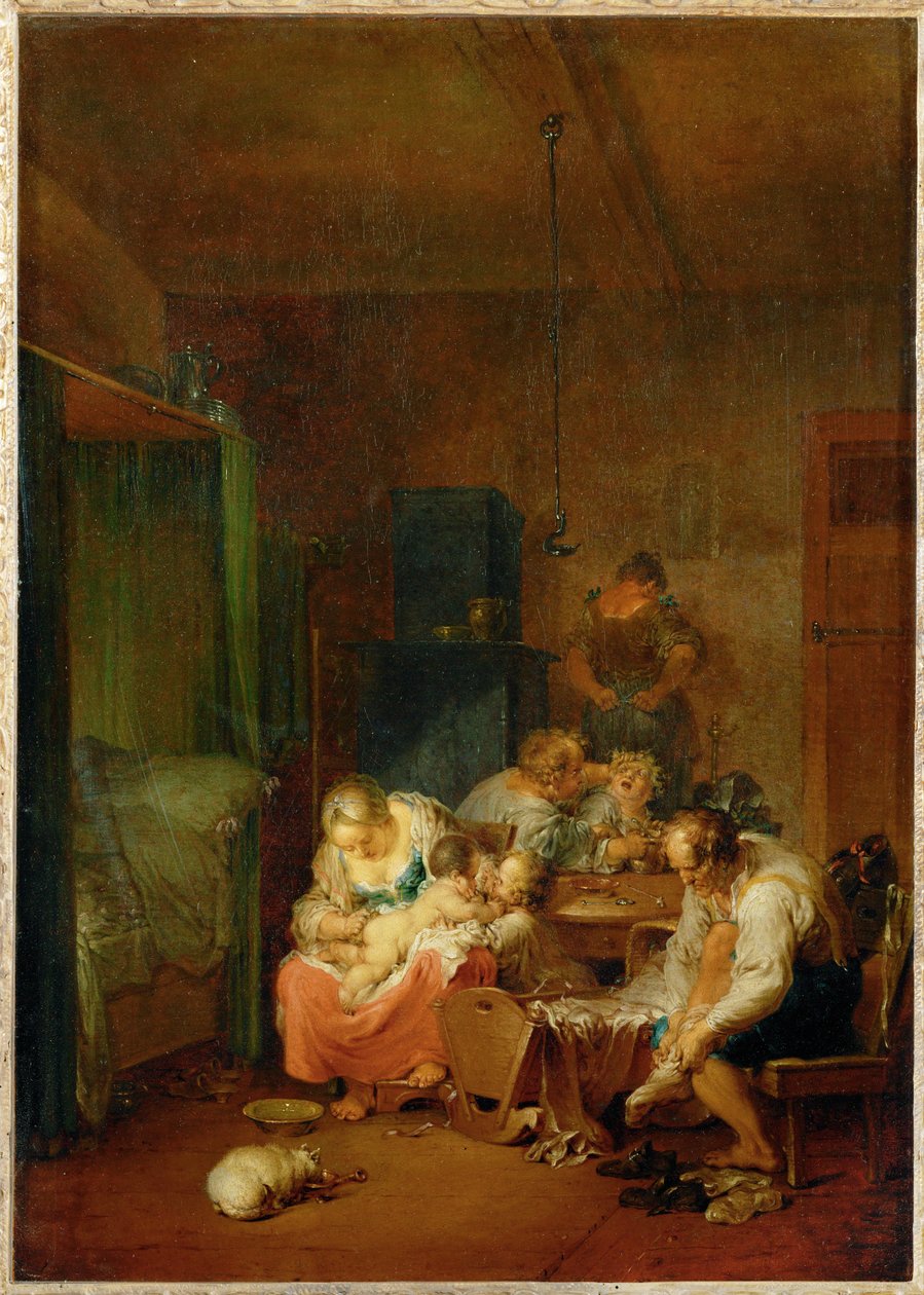 Innenraum, Morgen von Januarius Zick