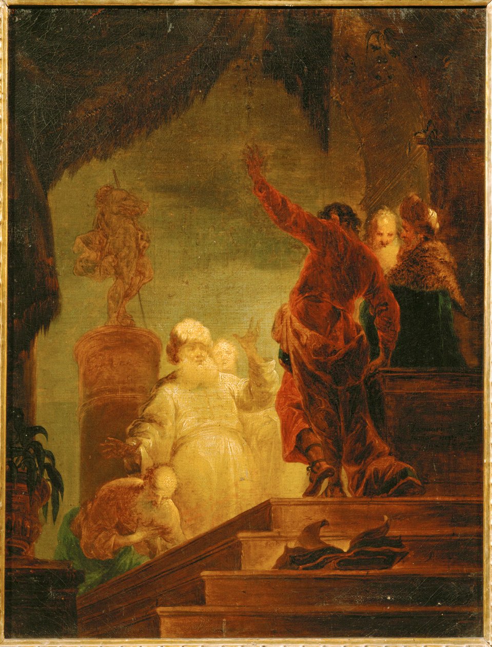 Der heilige Paulus in Athen von Januarius Zick