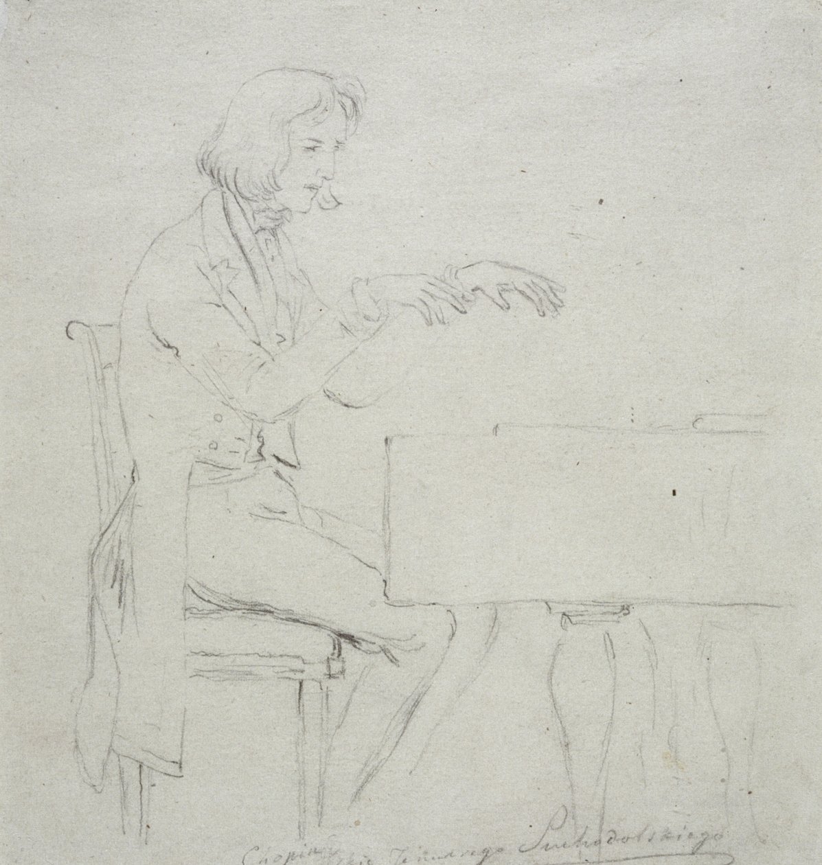 Frédéric Chopin (1810-49) am Flügel von January Suchodolski
