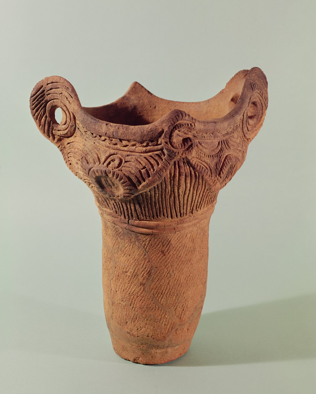 Jomon-Vase aus der Kanto-Provinz von Japanese School