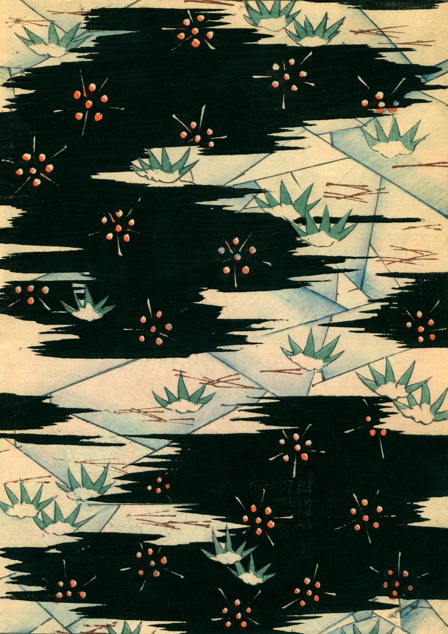 Schwarz-Weiß-Landschaft von Japanese School