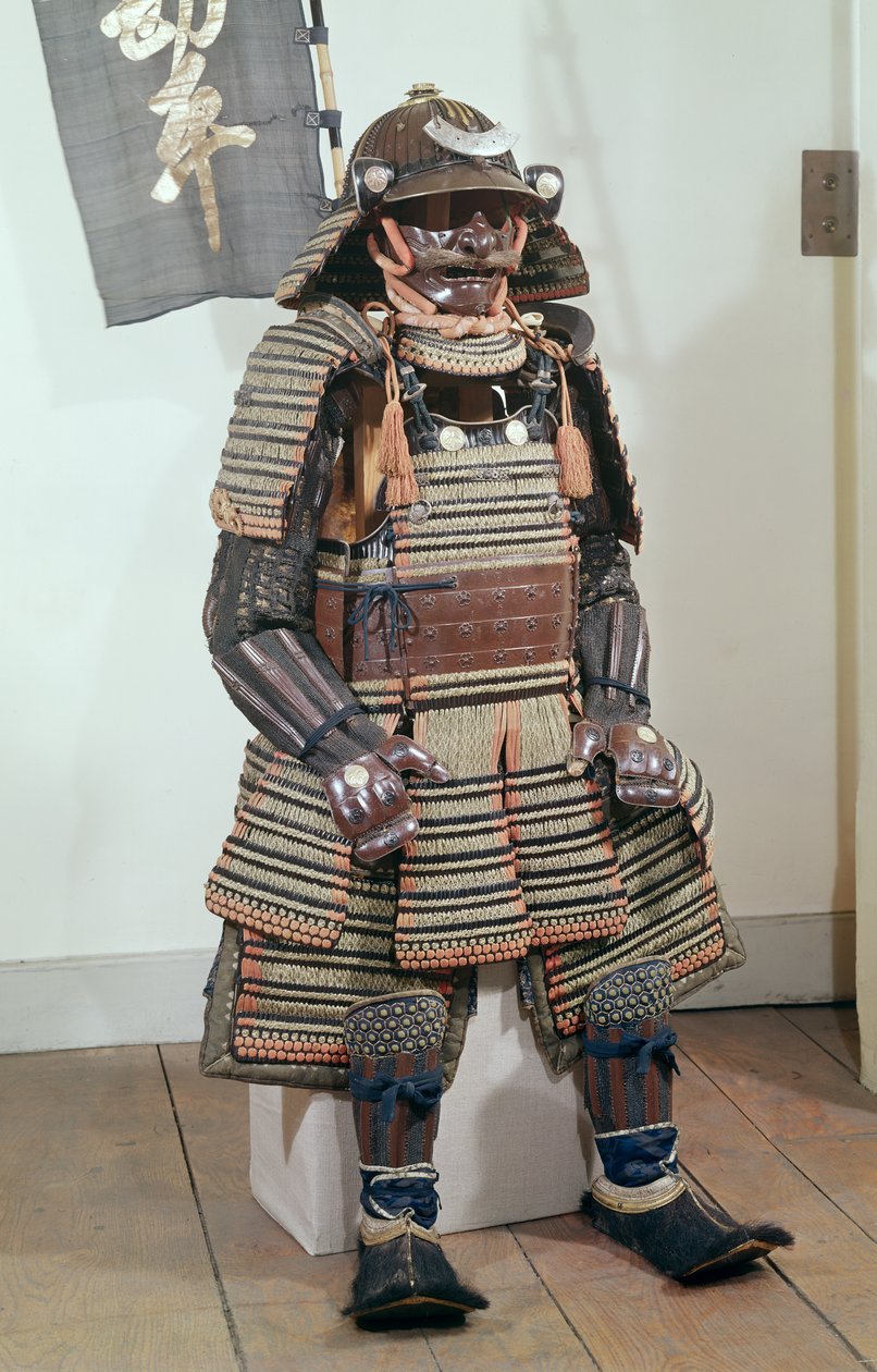 Rüstung eines Samurai-Kriegers von Japanese School