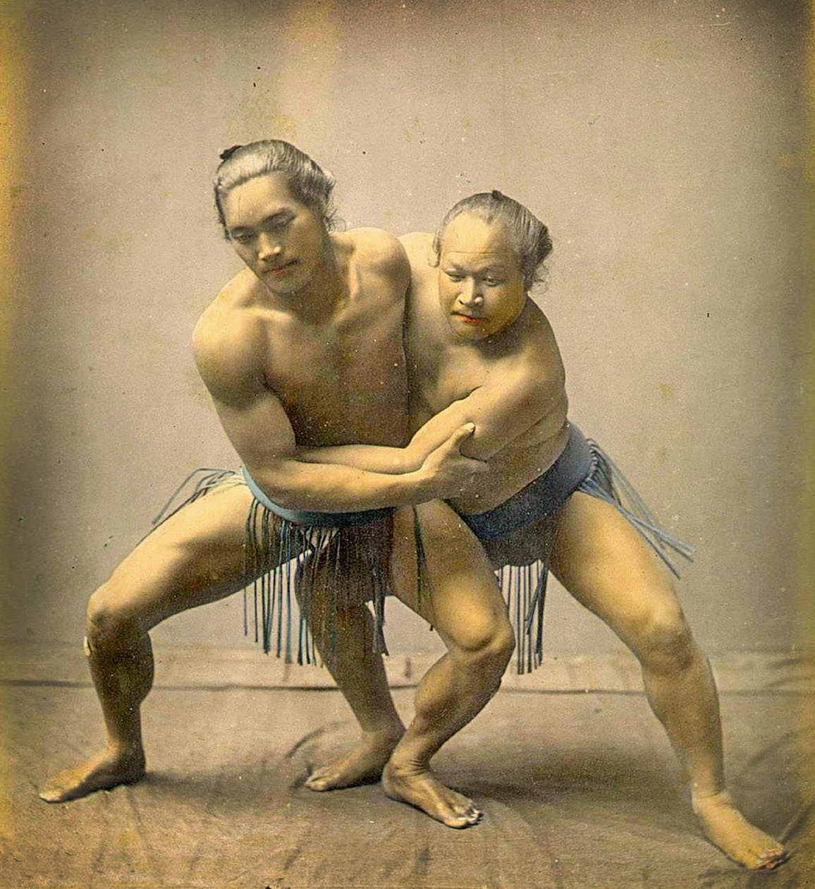 Sumo-Ringer, ca. 1880 von Japanese School