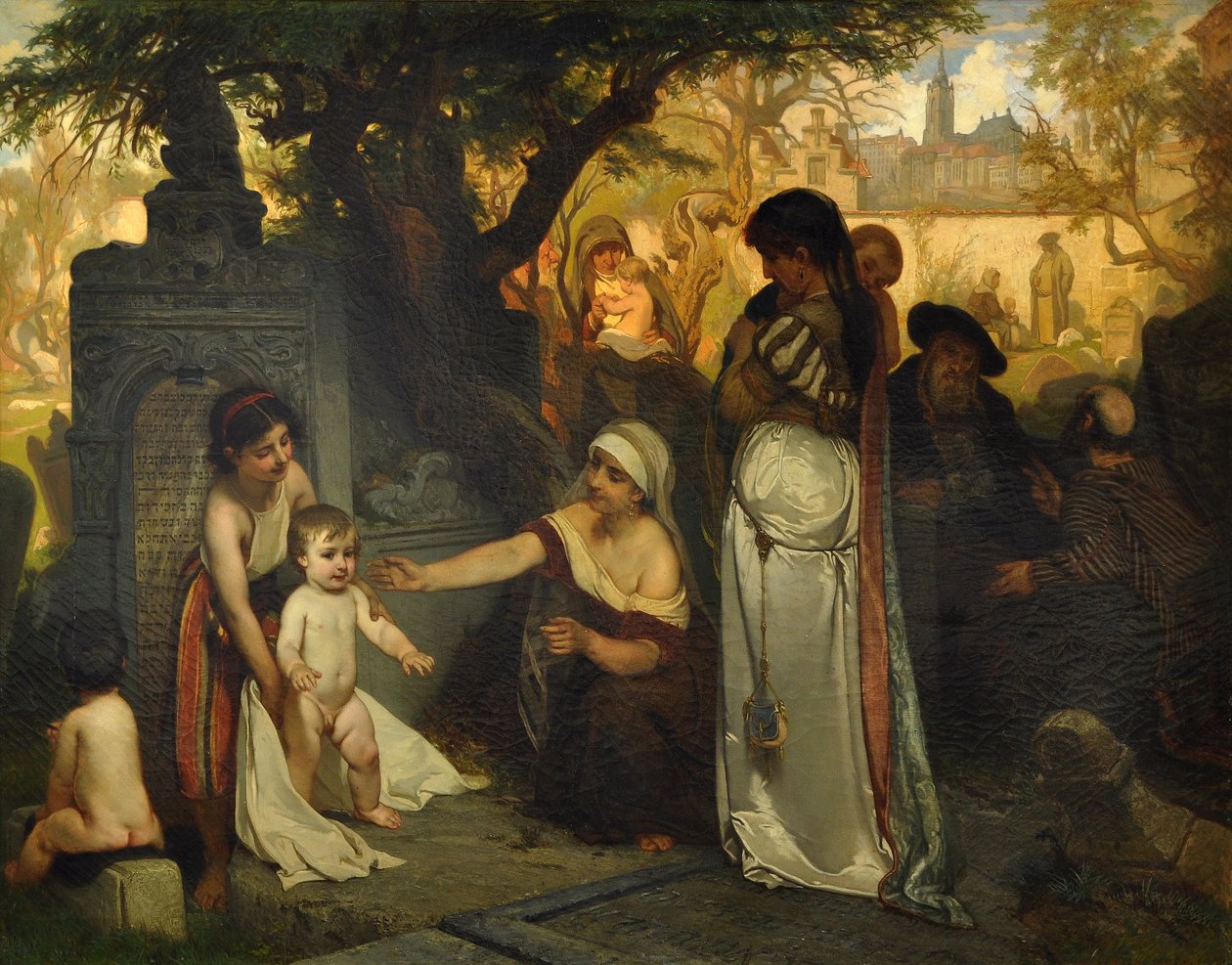 Der alte jüdische Friedhof in Prag von Jaroslav Cermak