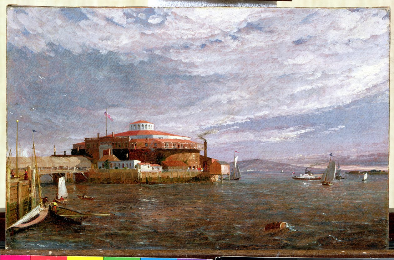 Castle Garden Tag, 1851 von Jasper Francis Cropsey