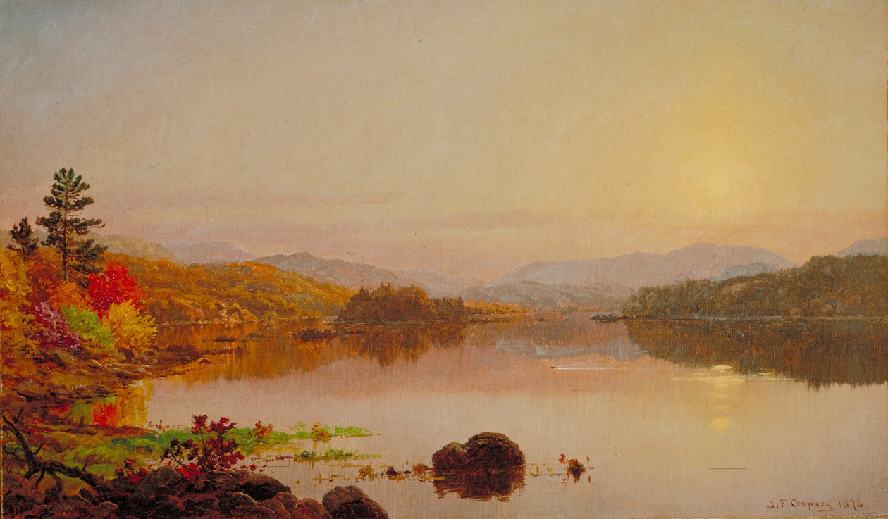 Lake Wawayanda, 1876 von Jasper Francis Cropsey