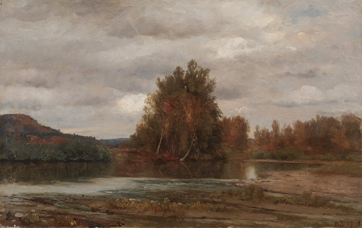Grauer Tag am Esopus, 1882 von Jasper Francis Cropsey