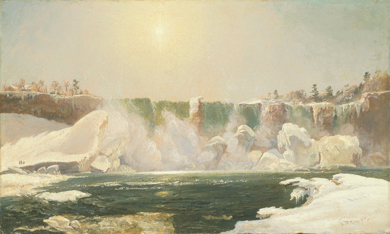 Niagarafälle im Winter von Jasper Francis Cropsey