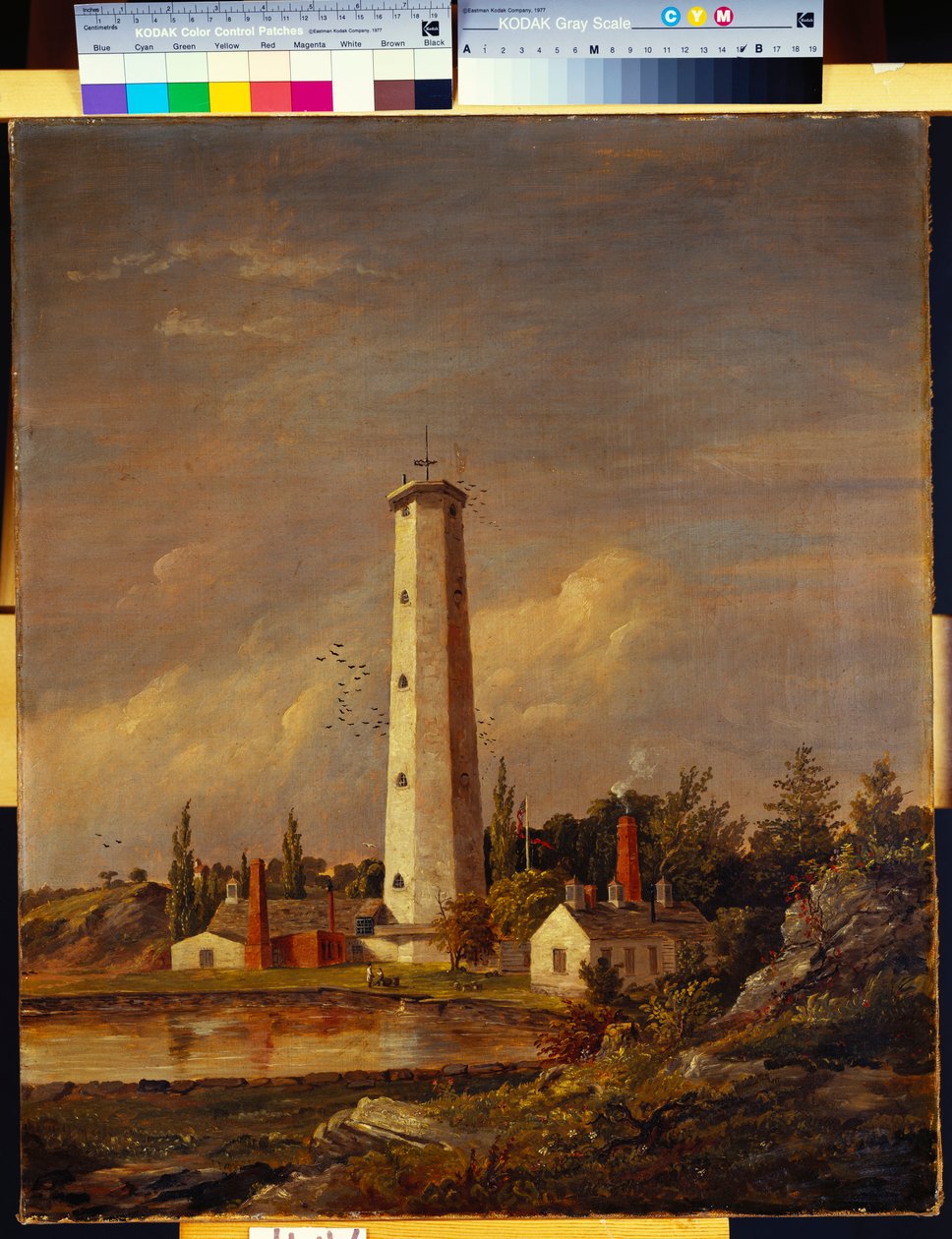 Schrot-Turm, 1845 von Jasper Francis Cropsey