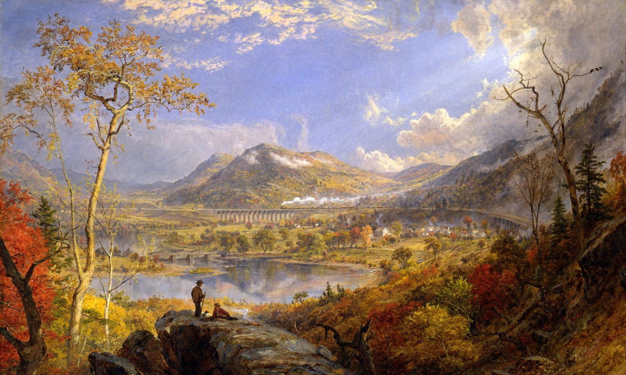 Starrucca-Viadukt, Pennsylvania von Jasper Francis Cropsey