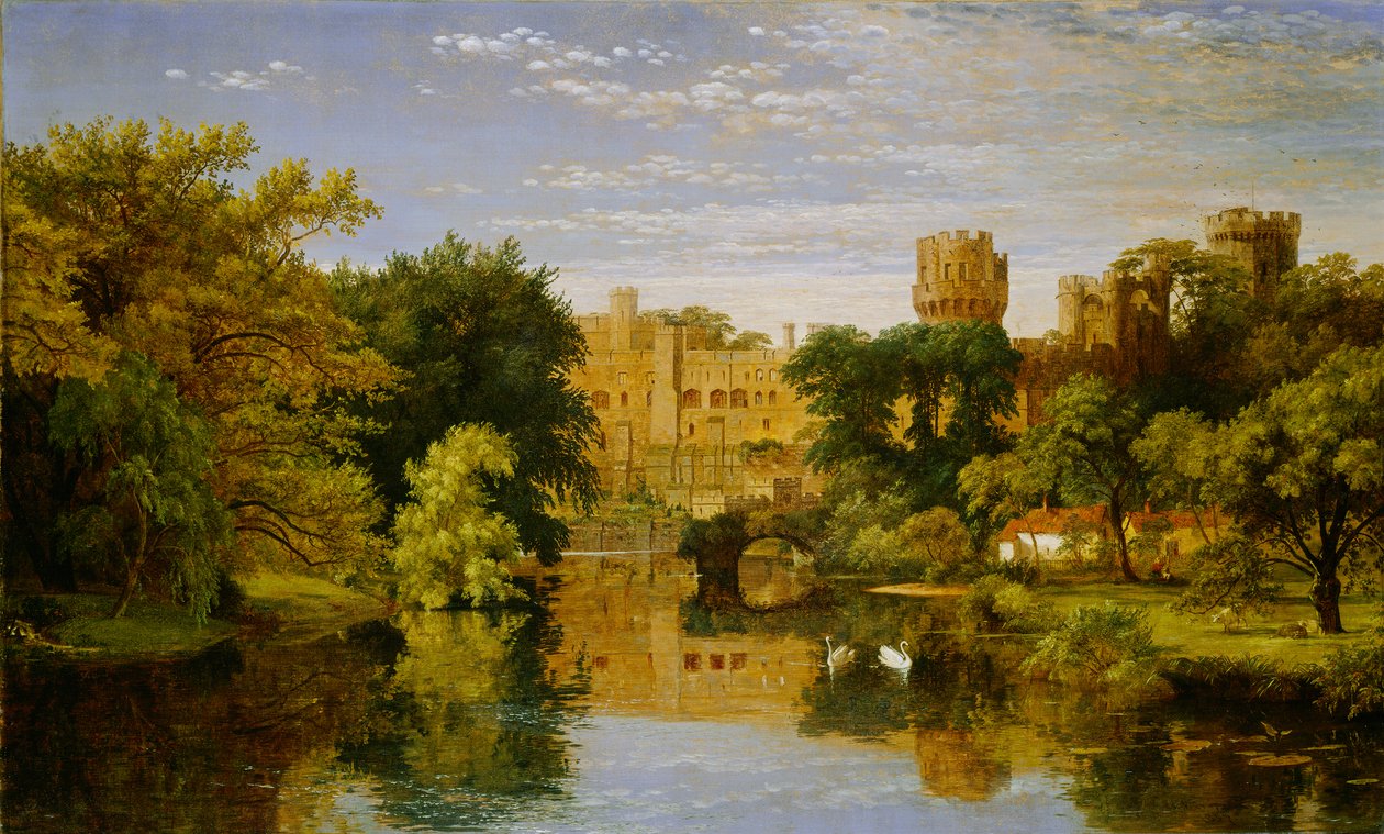 Warwick Castle, England, 1857 von Jasper Francis Cropsey