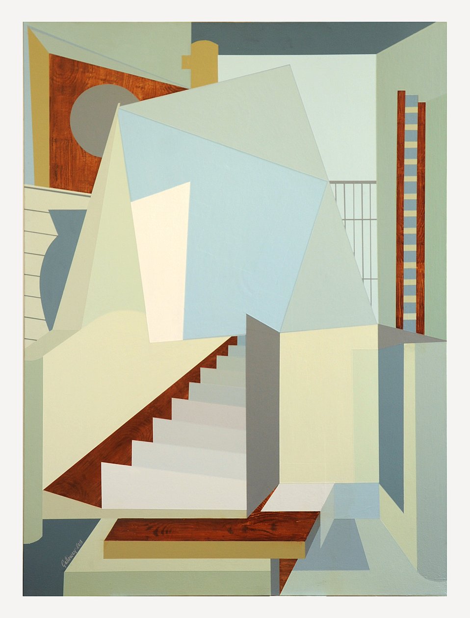 Leere Leinwand - Das Atelier von Jasper Galloway