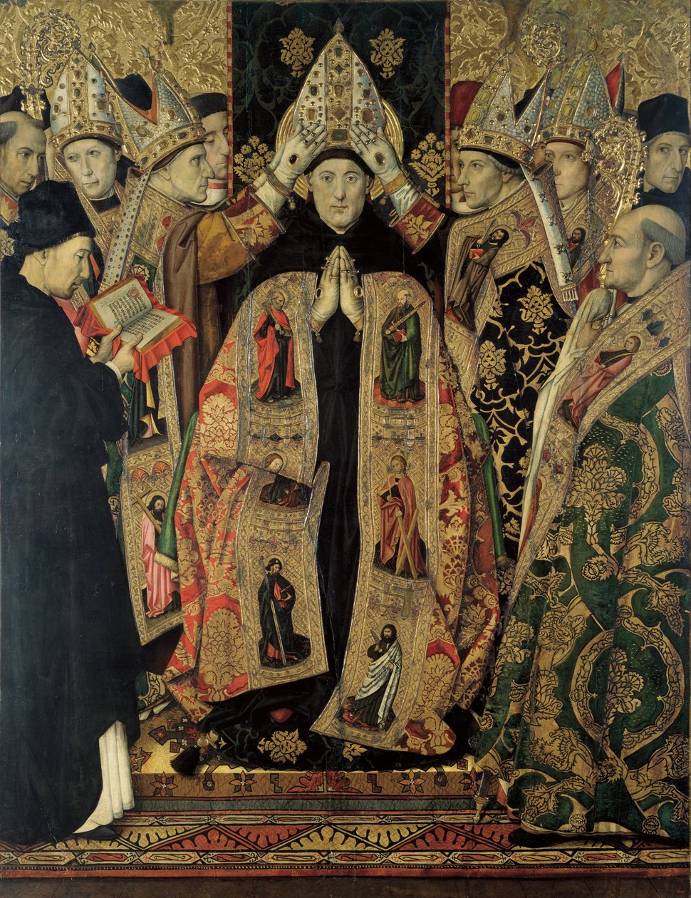 Weihe des Heiligen Augustinus von Jaume Huguet