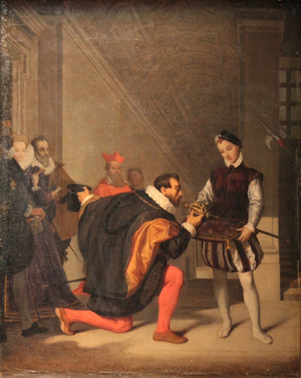 Don Pedro de Tolède küsst das Schwert von Heinrich IV. von Jean Auguste Dominique Ingres