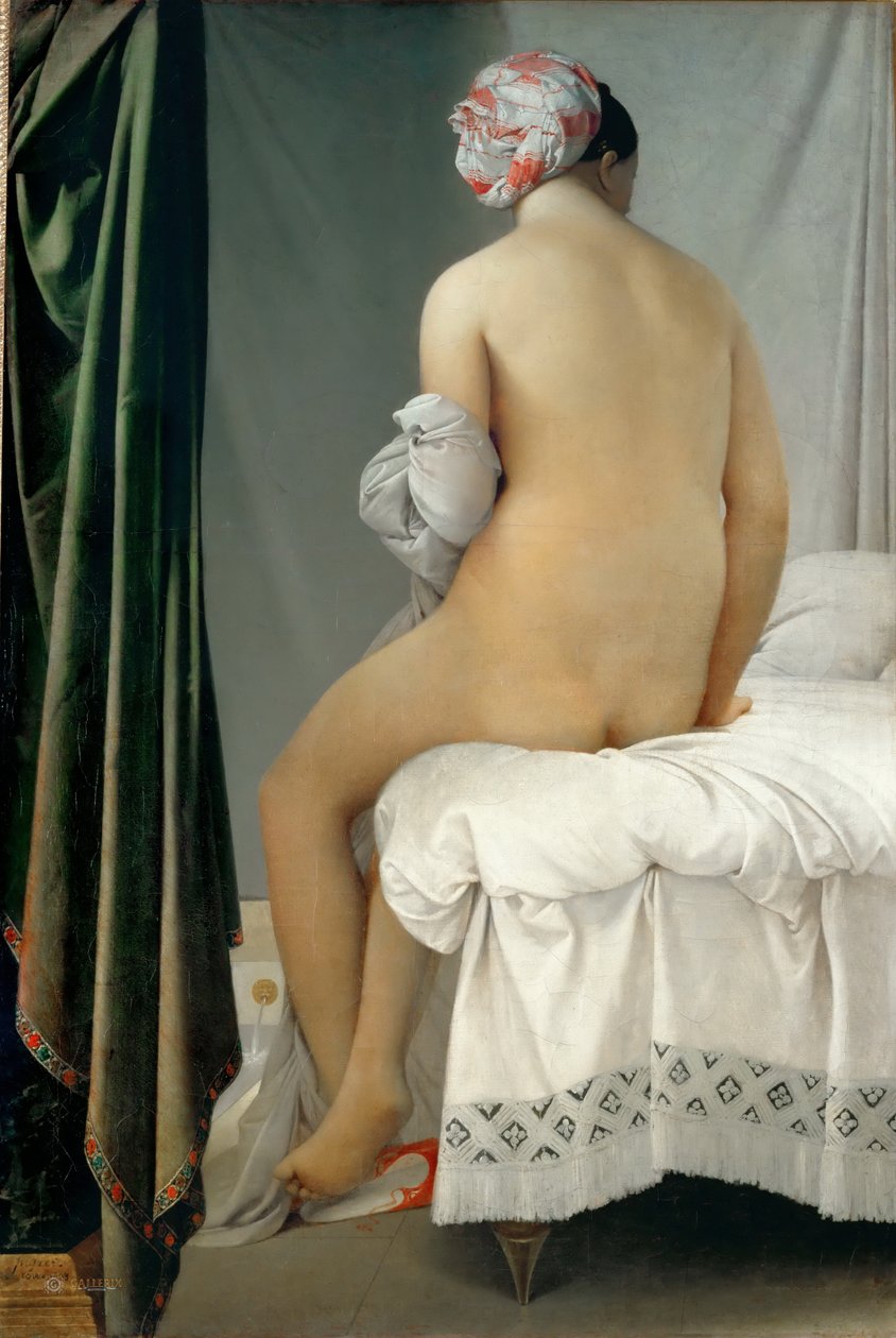 Die Badende von Valpinçon von Jean Auguste Dominique Ingres