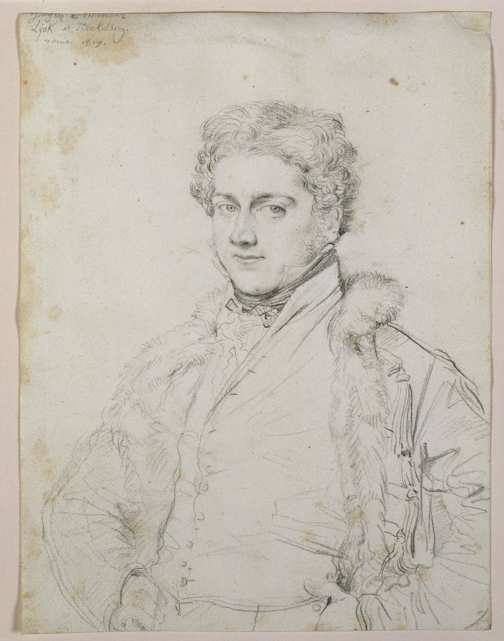 Porträt von Charles Robert Cockerell, 1817 von Jean Auguste Dominique Ingres