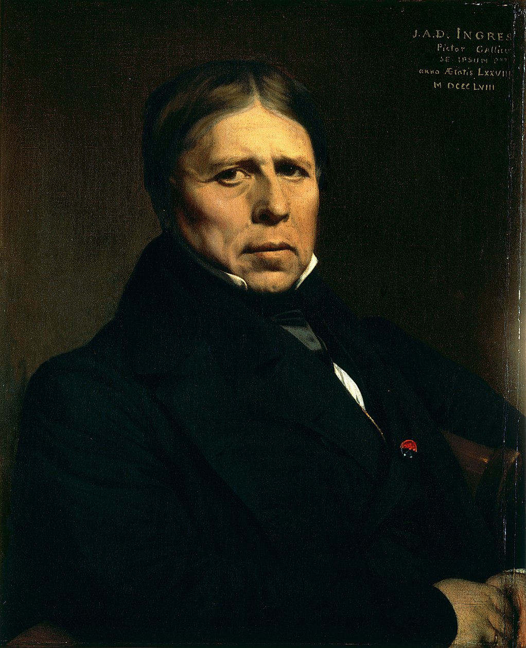 Selbstporträt von Jean Auguste Dominique Ingres