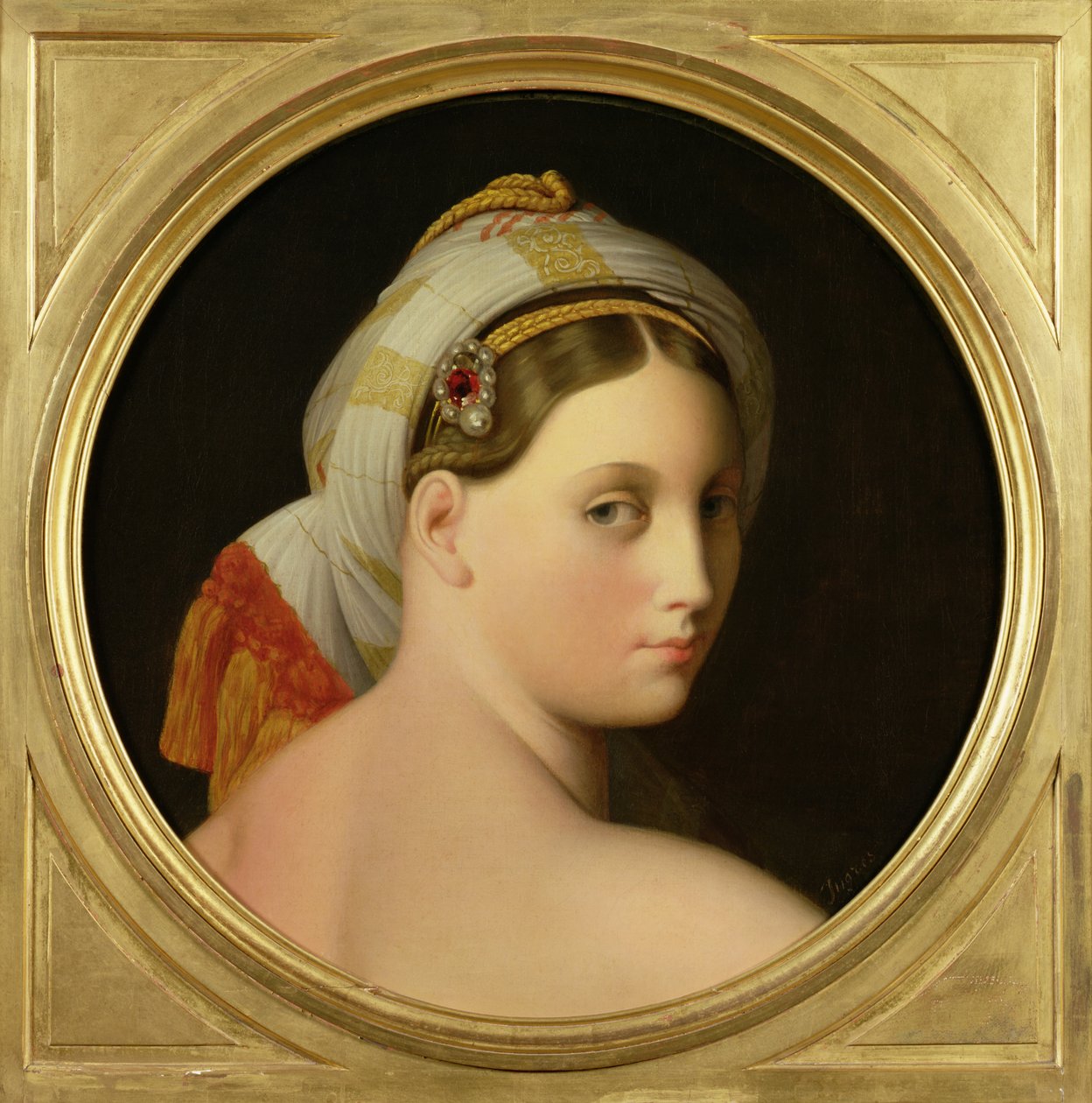 Studie für eine Odaliske von Jean Auguste Dominique Ingres