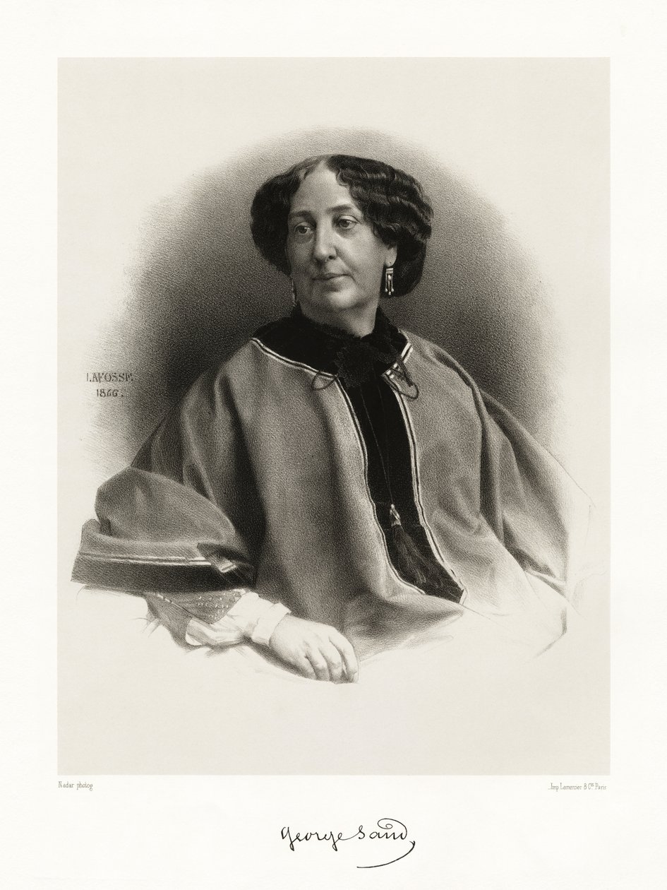 Georges Sand von Jean Baptiste Adolphe Lafosse