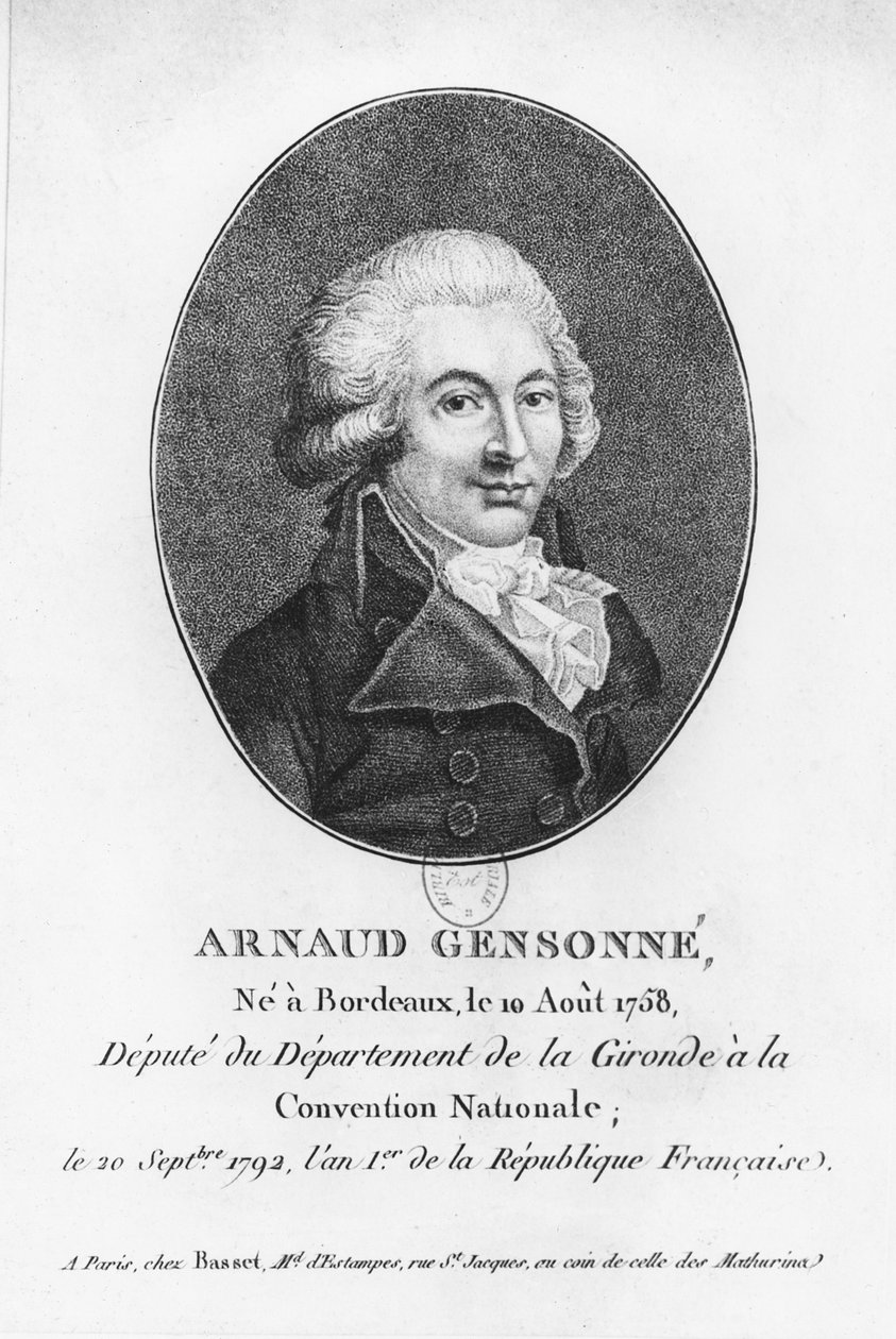 Arnaud Gensonné von Jean Baptiste Antoine Guibert