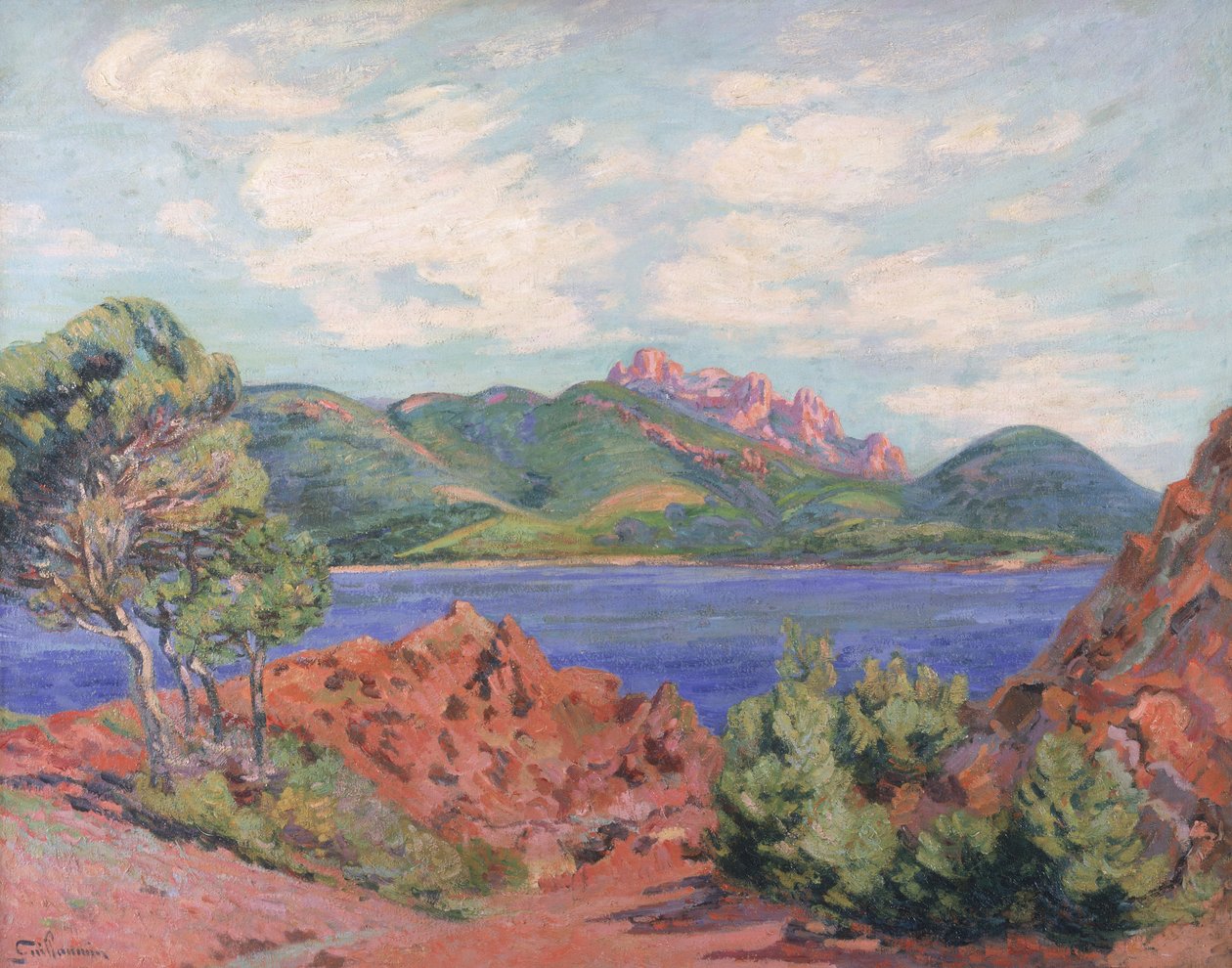 Die Bucht von Agay, ca. 1905 von Jean Baptiste Armand Guillaumin