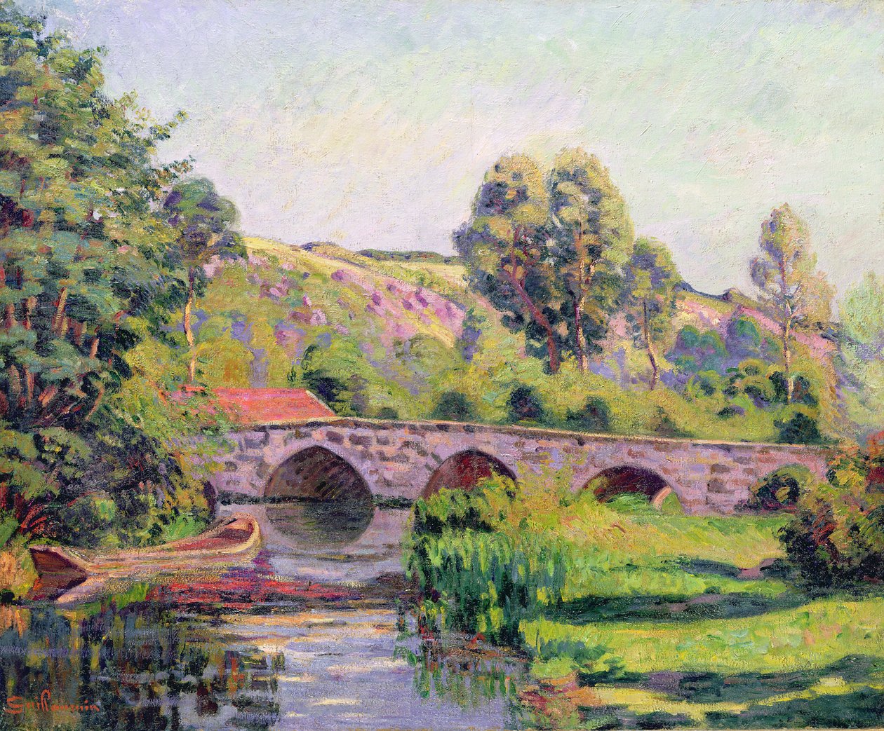 Die Brücke bei Boigneville, ca. 1894 von Jean Baptiste Armand Guillaumin