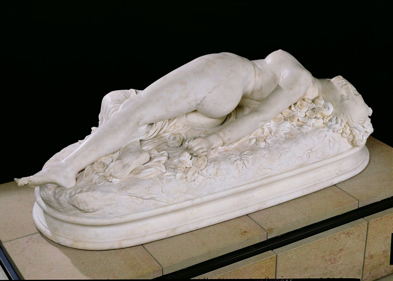 Von einer Schlange gebissene Frau, 1847 von Jean Baptiste Auguste Clesinger