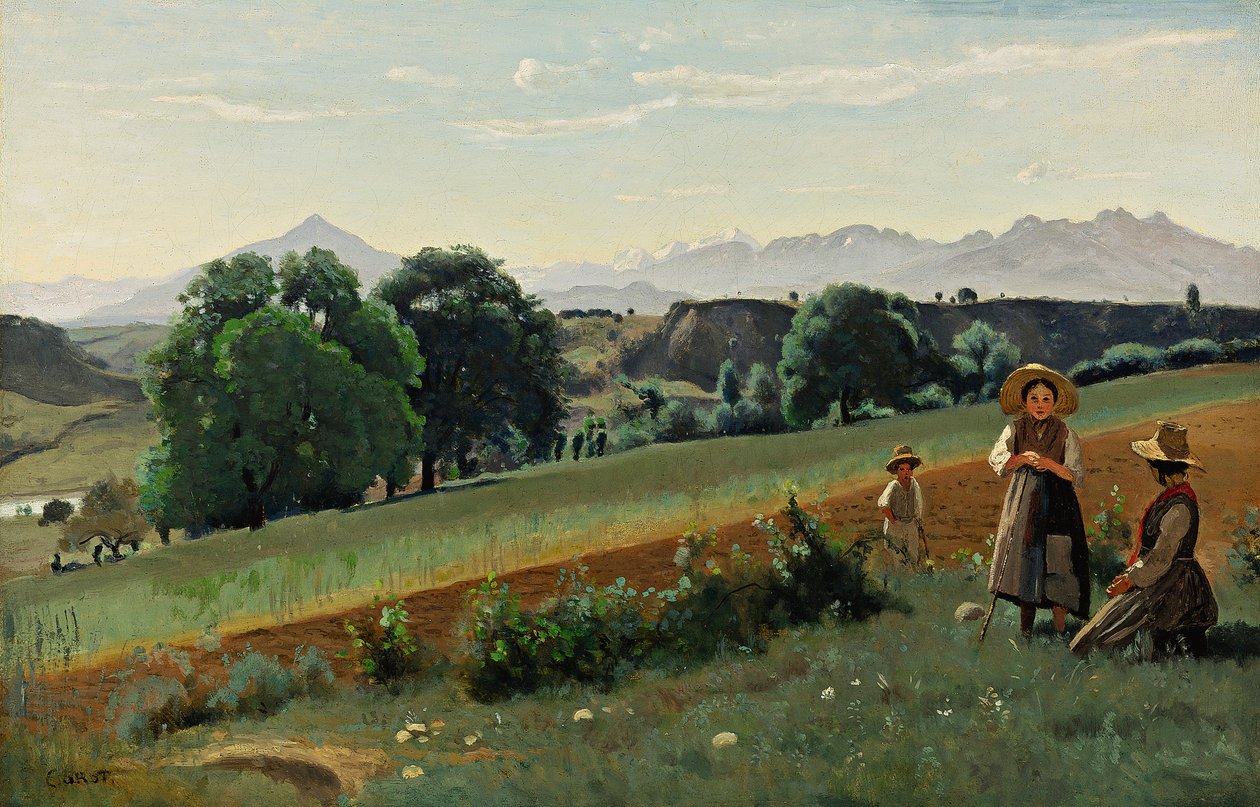 Mornex von Jean Baptiste Camille Corot