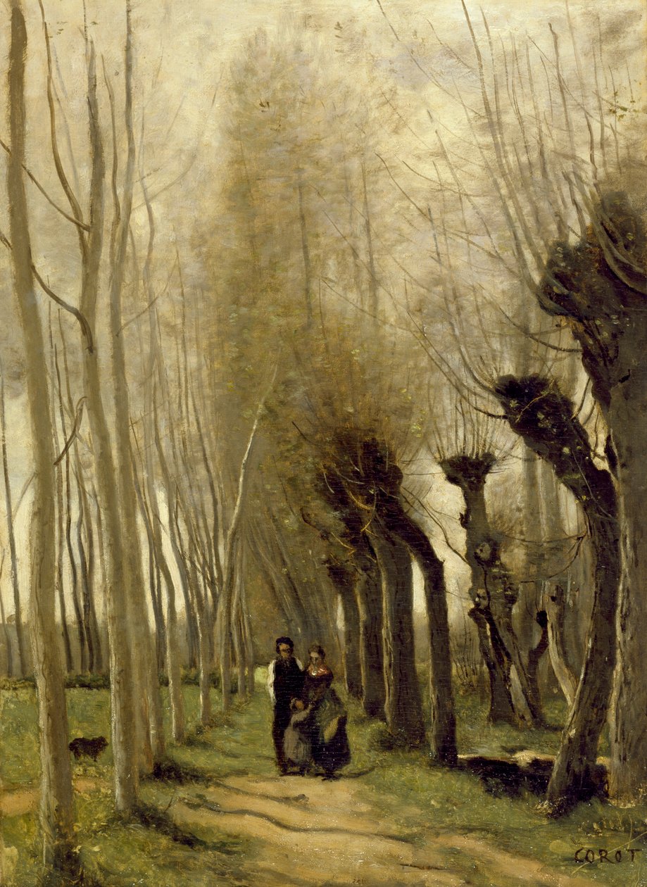 Die Weiden von Marissel von Jean Baptiste Camille Corot