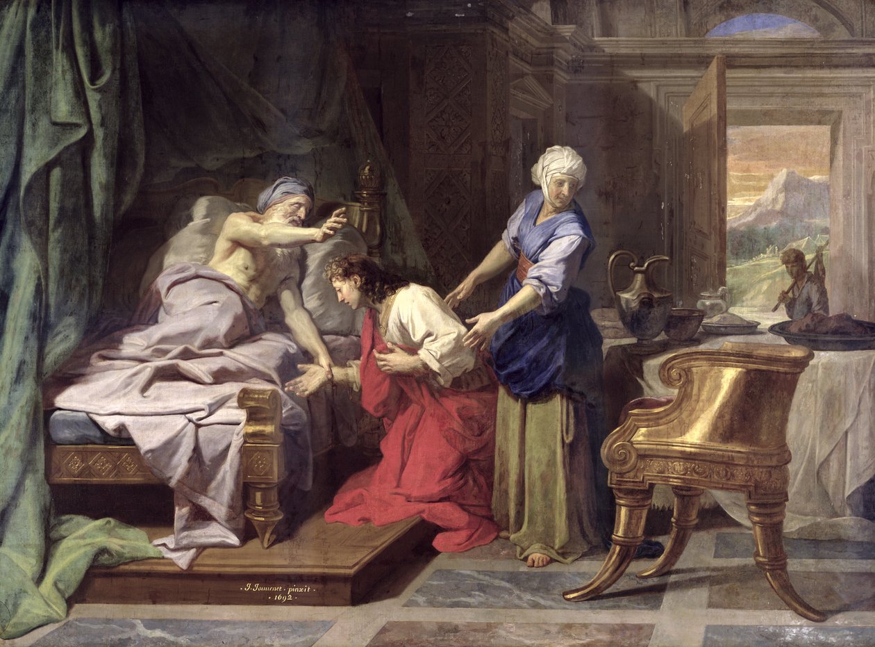 Isaak segnet Jakob, 1692 von Jean Baptiste Jouvenet