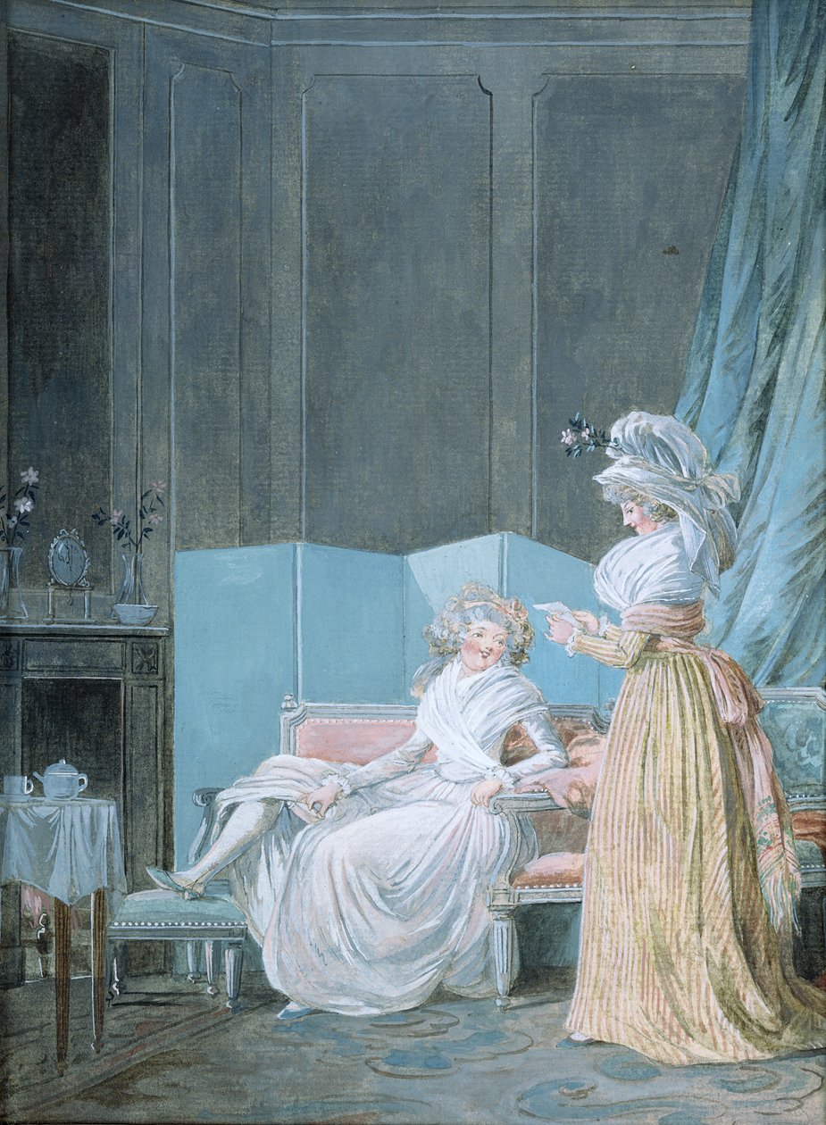 Den Brief lesen von Jean Baptiste Mallet