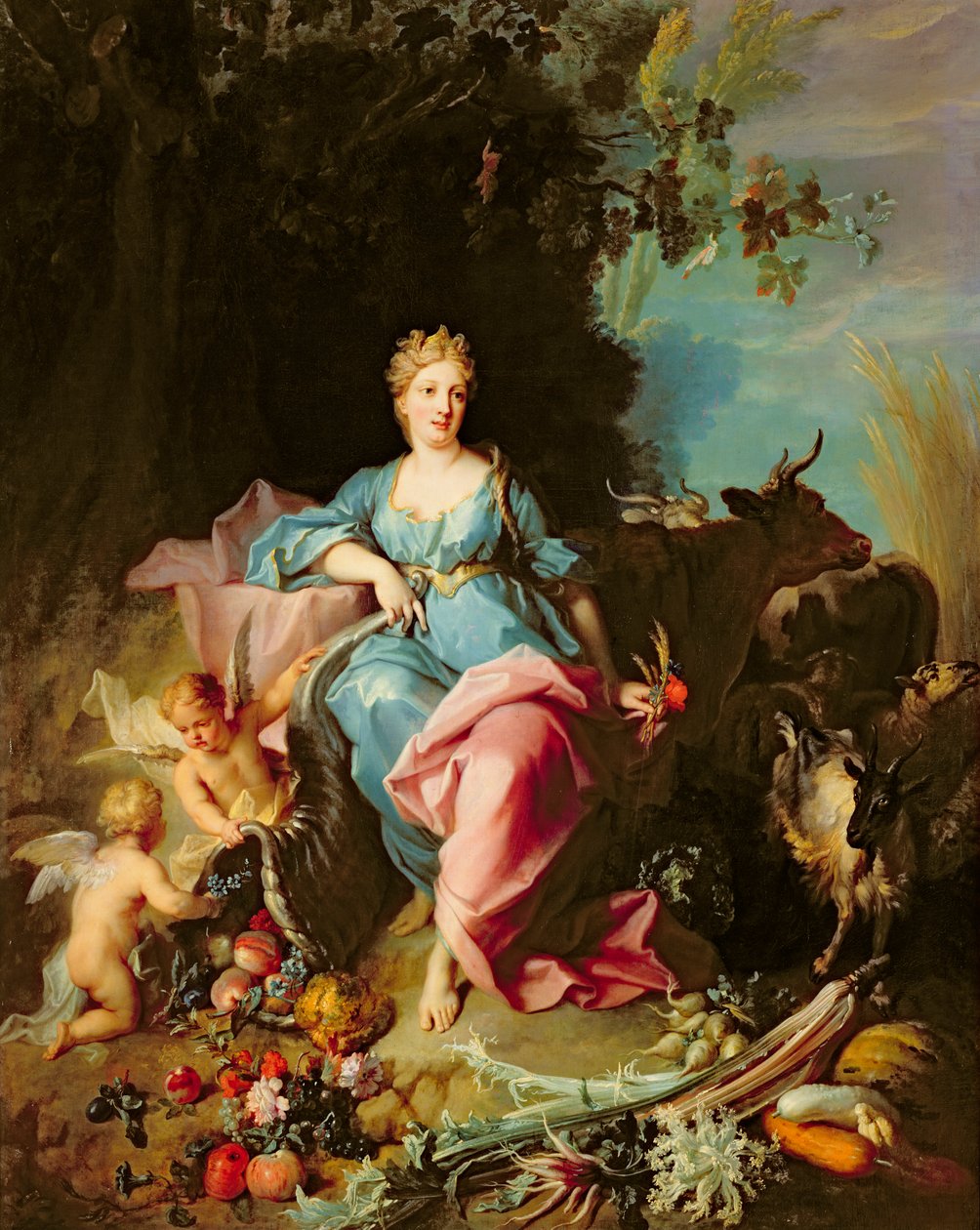 Überfluss, 1719 von Jean Baptiste Oudry