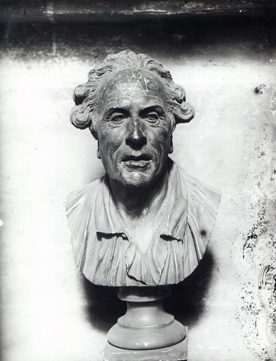 Selbstporträt (Gips) von Jean Baptiste Pigalle