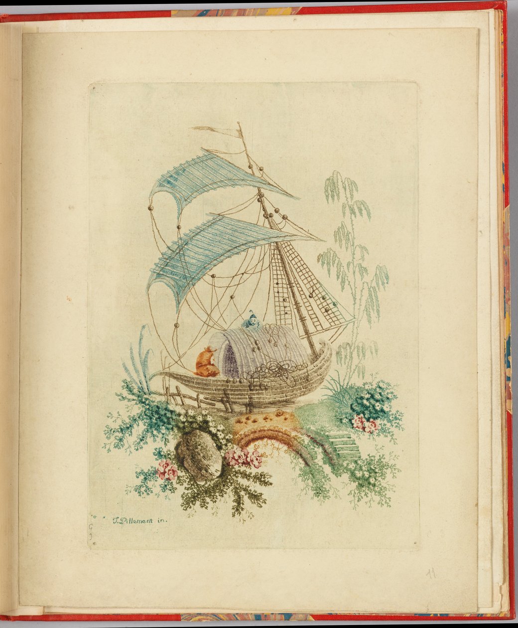 Ornamentales Design von Jean Baptiste Pillement