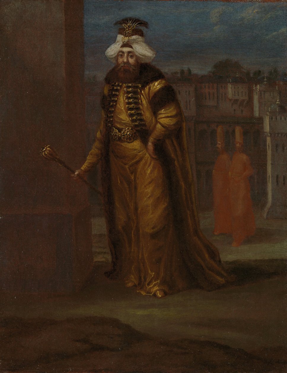 24. Sultan und 103. Kalif des Islam, Mahmud I (1696–1754) von Jean Baptiste Vanmour