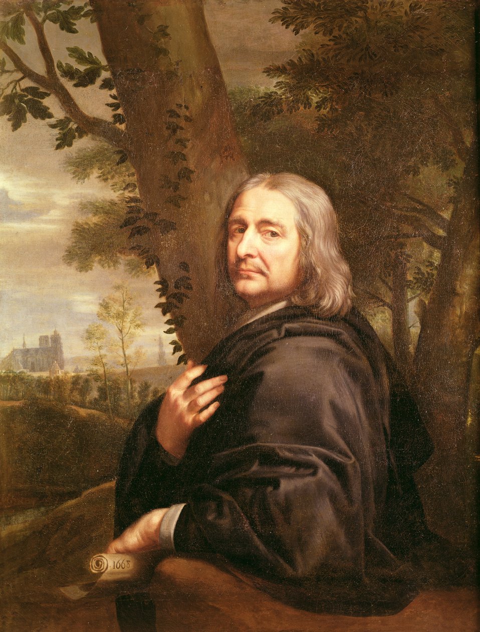 Porträt von Philippe de Champaigne, 1668 von Jean Baptiste de Champaigne