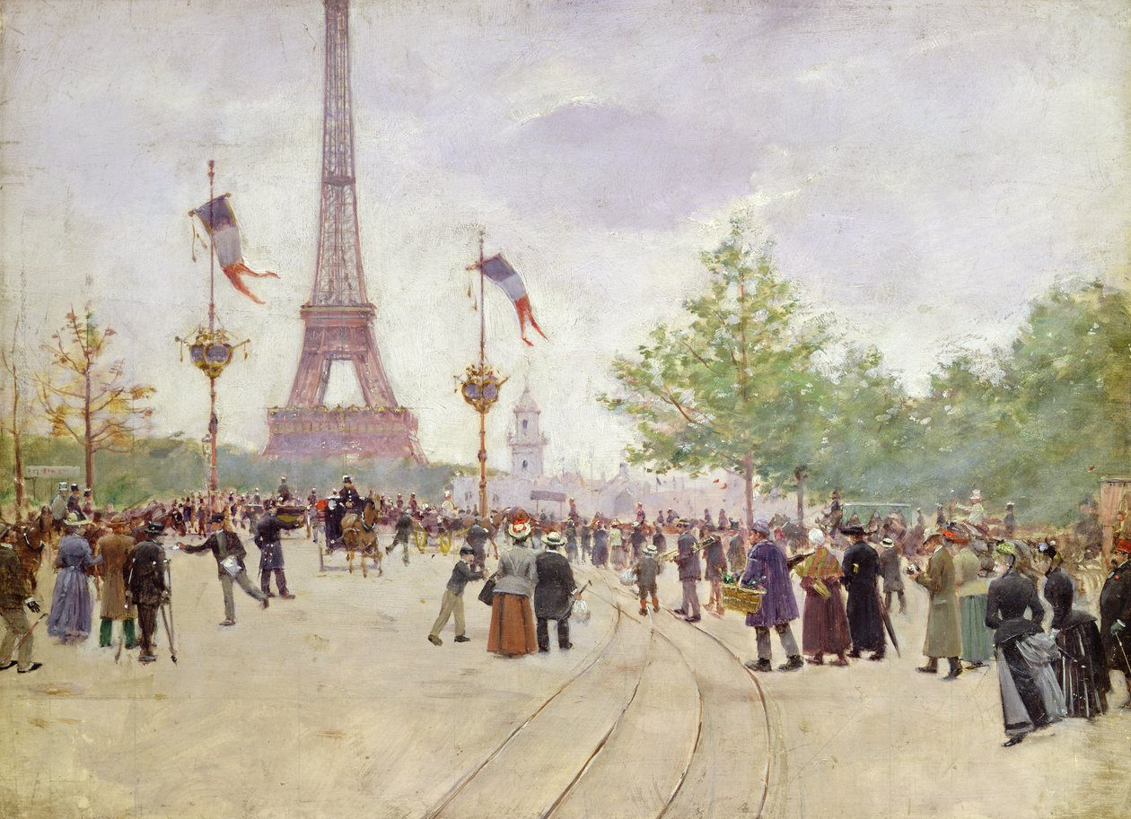 Eingang zur Exposition Universelle, 1889 von Jean Beraud