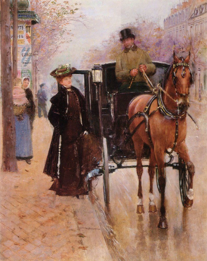 Heim, Fahrer! von Jean Beraud