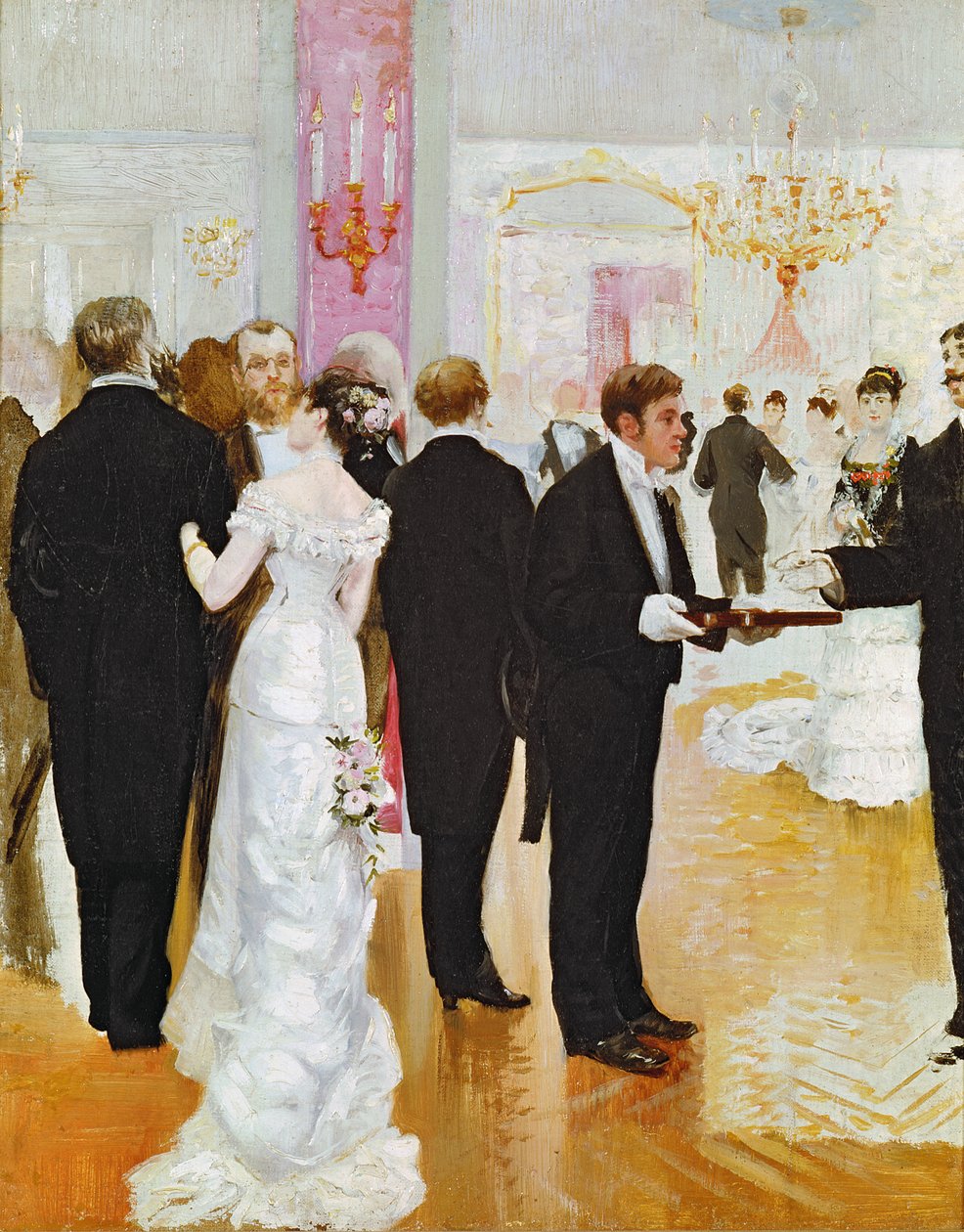 Der Hochzeitsempfang, ca. 1900 von Jean Beraud
